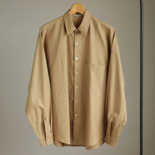 コモリ(COMOLI)のAURALEE  WASHED FINX TWILL CPO SHIRT (シャツ)