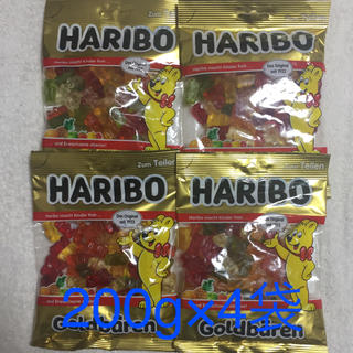 ゴールデンベア(Golden Bear)のハリボーグミ ゴールドベア 200g×4袋(菓子/デザート)