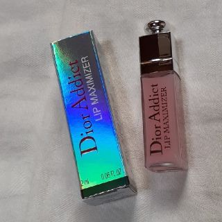 クリスチャンディオール(Christian Dior)のDior アディクト　リップ　マキシマイザー001ピンク(リップグロス)