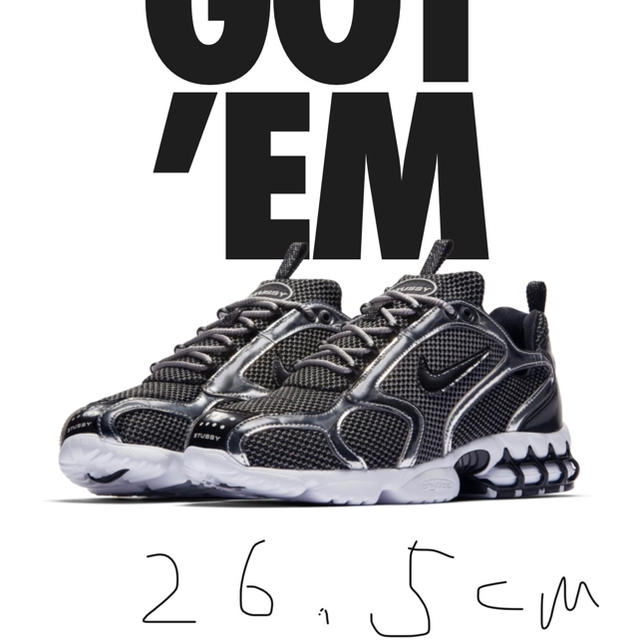 NIKE STUSSY AIR ZOOM SPIRIDON CAGE 2