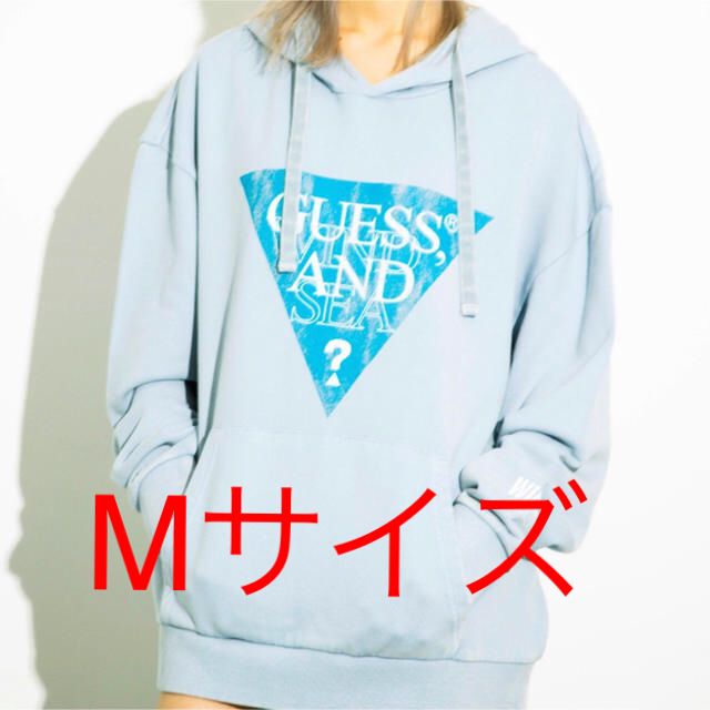 WIND AND SEA GUESS PULLOVER PARKA ブルー M