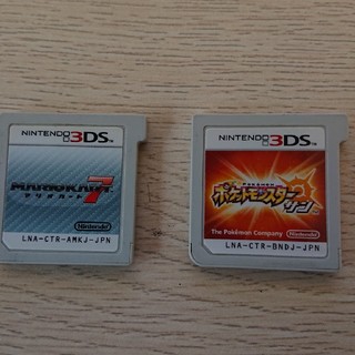 ニンテンドー3DS(ニンテンドー3DS)のSALEマリオカート7、ポケモンサン(携帯用ゲームソフト)