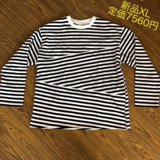 ビューティアンドユースユナイテッドアローズ(BEAUTY&YOUTH UNITED ARROWS)の【新品XL】ビューティアンドユース ロンT ボーダー　beauty＆youth (Tシャツ/カットソー(七分/長袖))