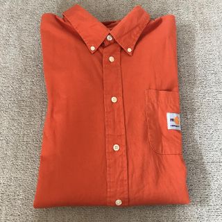 カーハート(carhartt)の【希少！オレンジ】古着屋 Carhartt シャツ オーバーサイズ(シャツ)