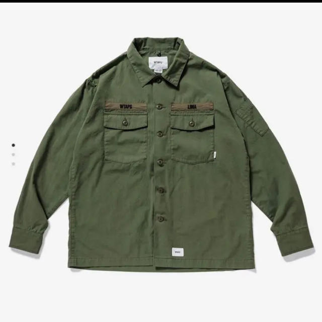 wtaps 2019aw BUDS LS / SHIRT OLIVE DRAB