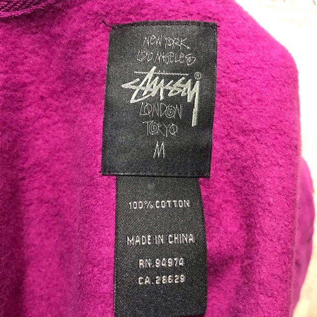 STUSSY(ステューシー)のstussy ステューシー スウェットパーカー size M レディースのトップス(パーカー)の商品写真