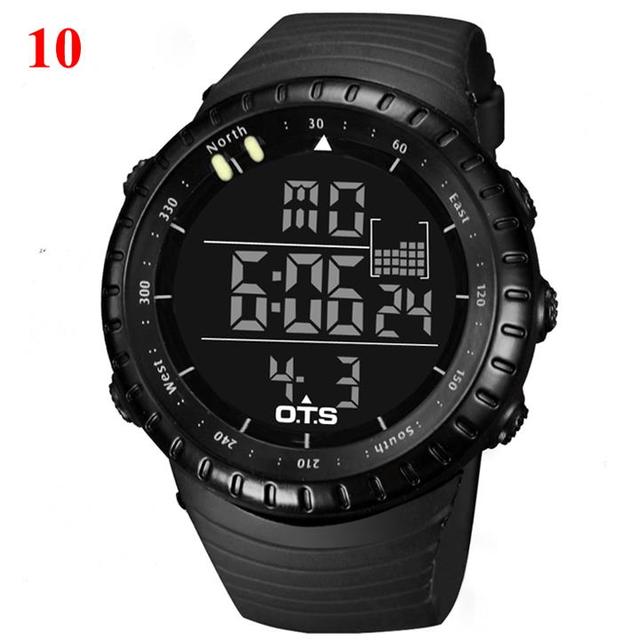 スント風 ＯＴＳ ダイバーズウォッチ ブラック ５０Ｍ防水 メンズの時計(腕時計(デジタル))の商品写真