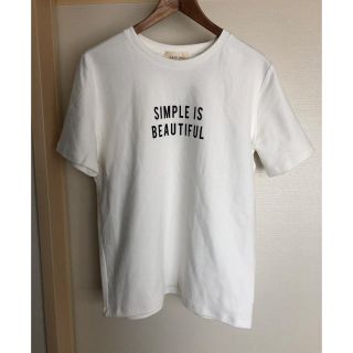 ロゴTシャツ ホワイト　新品未使用(Tシャツ(半袖/袖なし))