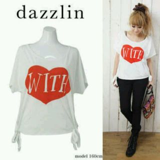 ダズリン(dazzlin)のビッグハート　WITH　Tシャツ(Tシャツ(半袖/袖なし))