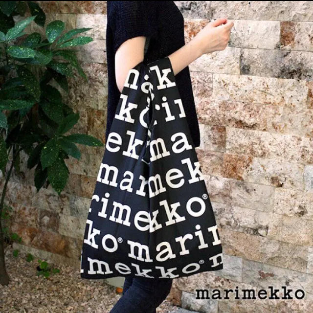 marimekko(マリメッコ)のマリメッコ エコバッグ マリロゴ レディースのバッグ(エコバッグ)の商品写真