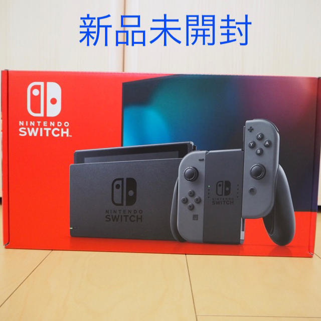 Joy-Conストラップ【新品未使用】Nintendo Switch グレー 本体 JOY-CON