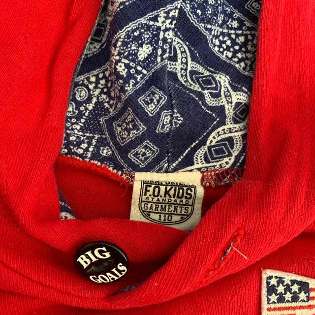 F.O.KIDS(エフオーキッズ)のエフオーキッズ パーカー キッズ/ベビー/マタニティのキッズ服男の子用(90cm~)(Tシャツ/カットソー)の商品写真