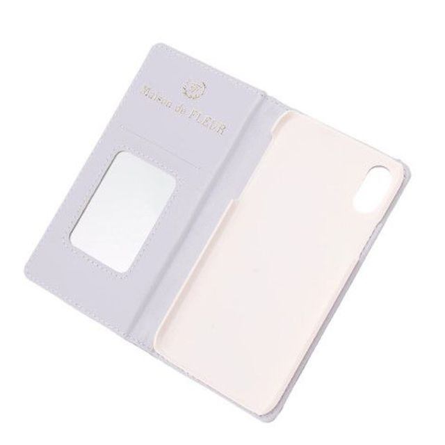 Maison de FLEUR(メゾンドフルール)のカラフルリボンiPhone X/XSケース（グレー） スマホ/家電/カメラのスマホアクセサリー(iPhoneケース)の商品写真