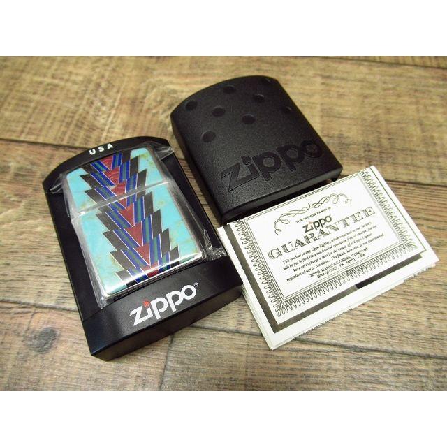 ZIPPO(ジッポー)の希少 新品 ジッポー 2001年製 ズニ族 ターコイズ コーラル 装飾 ライター その他のその他(その他)の商品写真