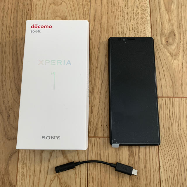 Xperia 1 ブラック SO-03L ドコモ SIMロック解除済