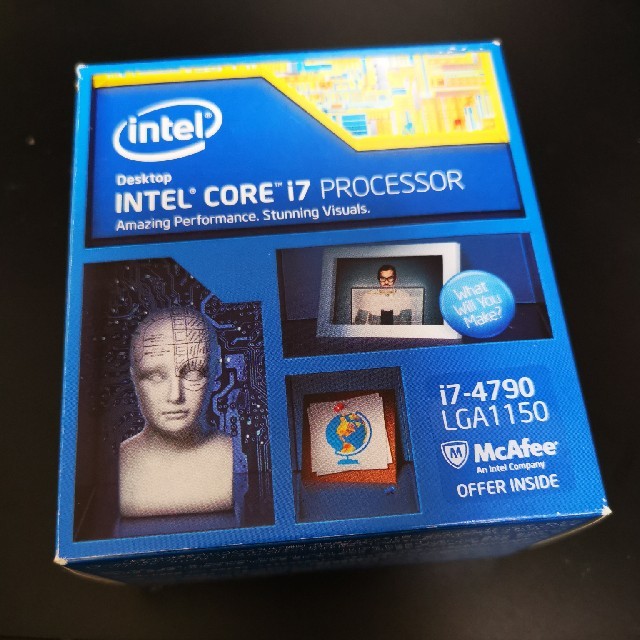 完動美品★Intel i7 4790 CPU