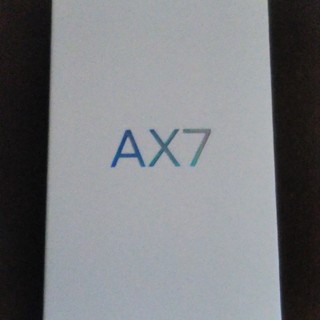 新品OPPO AX7 ブルー(スマートフォン本体)