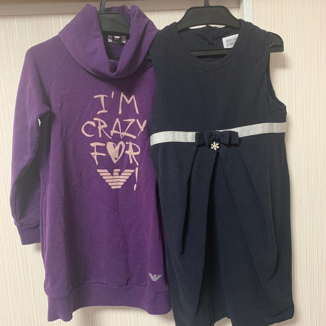 ARMANI JUNIOR(アルマーニ ジュニア)のアルマーニジュニア　6A チュニック　ワンピース　セット キッズ/ベビー/マタニティのキッズ服女の子用(90cm~)(ワンピース)の商品写真