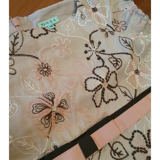 TOCCA 総刺繍 ワンピース 160㎝ - ワンピース