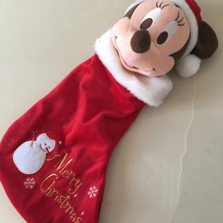 ディズニー(Disney)のミニーちゃん　クリスマスぬいぐるみ(キャラクターグッズ)