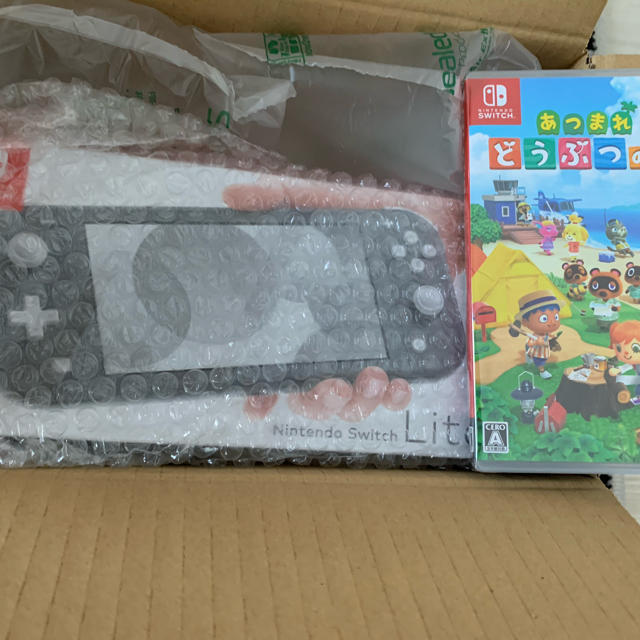ひし型 新品 Nintendo Switch LITE どうぶつの森 ソフト セット売