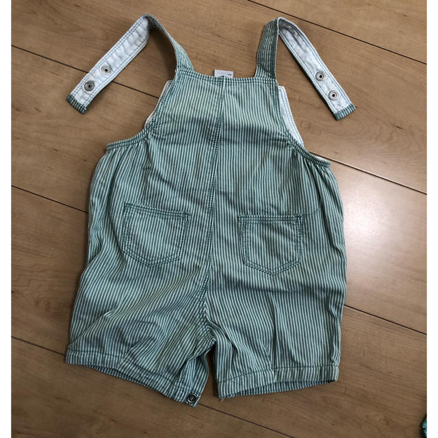 PETIT BATEAU(プチバトー)のプチバトー　ロンパース肌着3枚&サロペット キッズ/ベビー/マタニティのベビー服(~85cm)(ロンパース)の商品写真