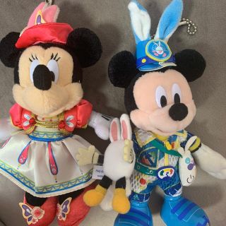 ディズニー(Disney)のミッキー ミニーストラップ(キャラクターグッズ)