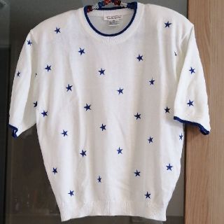 タルボット(TALBOTS)の100%コットン☆星柄半袖(シャツ/ブラウス(半袖/袖なし))