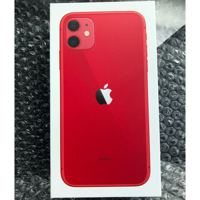 iPhone 11 (PRODUCT)RED 64 GB SIMフリー