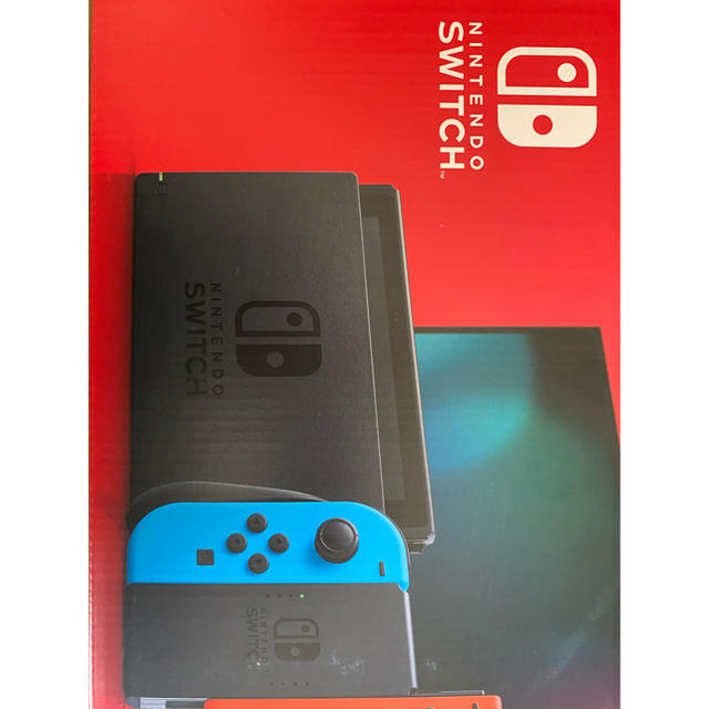 Nintendo Switch(ニンテンドースイッチ)の任天堂Switch ネオンカラー　新型　新品未開封 エンタメ/ホビーのゲームソフト/ゲーム機本体(家庭用ゲーム機本体)の商品写真