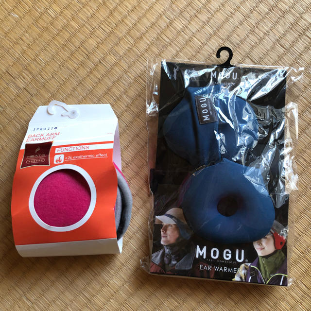 防寒耳カバー　二つ メンズのファッション小物(イヤマフラー)の商品写真