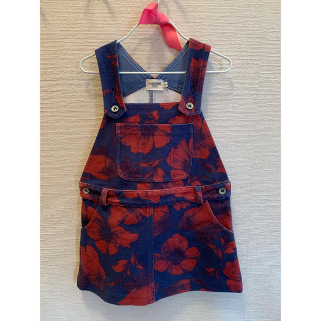 ROSE BUD(ローズバッド)のジャンパースカート サロペット　サイズ110 キッズ/ベビー/マタニティのキッズ服女の子用(90cm~)(スカート)の商品写真