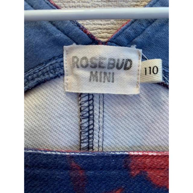 ROSE BUD(ローズバッド)のジャンパースカート サロペット　サイズ110 キッズ/ベビー/マタニティのキッズ服女の子用(90cm~)(スカート)の商品写真