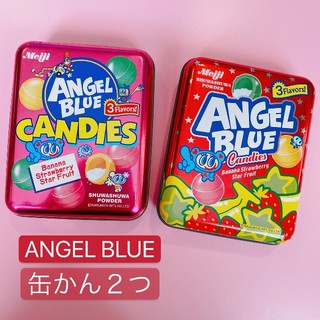エンジェルブルー(angelblue)の【ANGEL BLUE】缶ケース２つ／送料込⭐️💜(小物入れ)