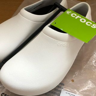 新品［クロックス］オン ザ クロック ワーク スリップオンＷ7