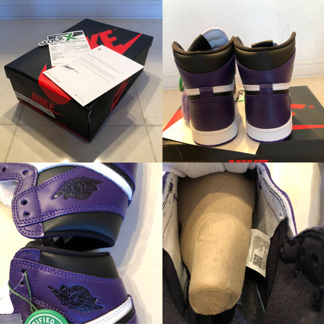 NIKE(ナイキ)のNike Jordan 1 court purple コートパープル 2.0 メンズの靴/シューズ(スニーカー)の商品写真