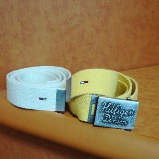 トミーヒルフィガー(TOMMY HILFIGER)のヒルフィガーデニムベルト（2本セット）(ベルト)