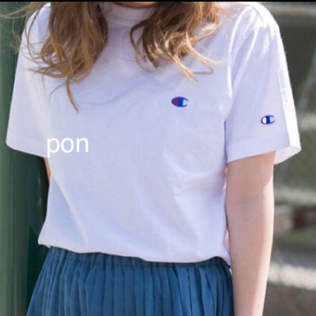 Champion(チャンピオン)の新品 タグ付き ★ チャンピオン Tシャツ レディース M相当 Champion レディースのトップス(Tシャツ(半袖/袖なし))の商品写真