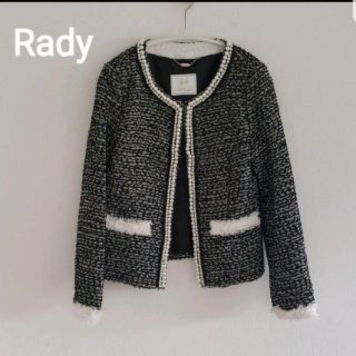 レディー(Rady)の極美品♥Rady  レディー  ツイードジャケット(ノーカラージャケット)