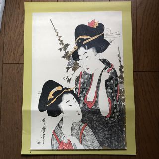 歌麿　浮世絵　印刷(版画)