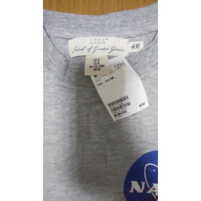 H&M(エイチアンドエム)のNASA  Tシャツ  Mサイズ メンズのトップス(Tシャツ/カットソー(半袖/袖なし))の商品写真