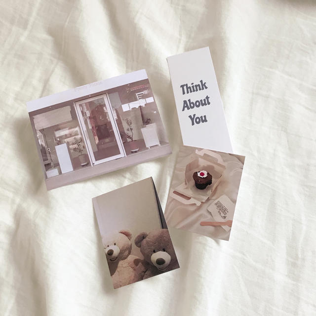 ポストカード セット 韓国 beige ⑩ ハンドメイドのインテリア/家具(アート/写真)の商品写真
