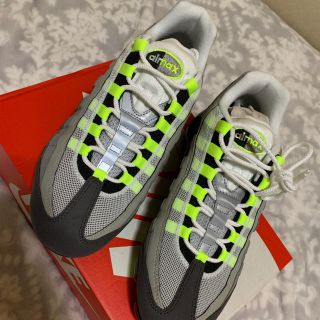 ナイキ(NIKE)のNIKE AIR vapormax95 イエロー　エアマックス(スニーカー)