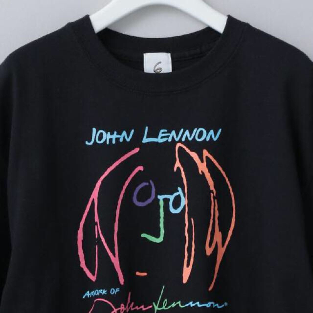 6 ROKU ロクJOHN LENNON GRAPHIC T-SHIRT