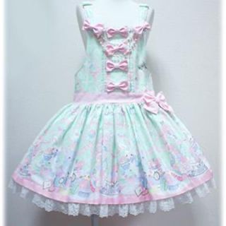 アンジェリックプリティー(Angelic Pretty)のwish me mellコラボ　サロペットセット(サロペット/オーバーオール)