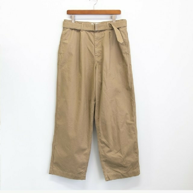 1LDK SELECT(ワンエルディーケーセレクト)のgraphpaper Military Cloth Belted Pants メンズのパンツ(チノパン)の商品写真