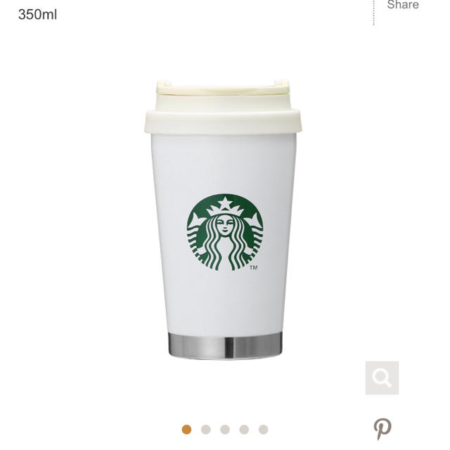 Starbucks Coffee(スターバックスコーヒー)のスターバックス ステンレスタンブラー350ml インテリア/住まい/日用品のキッチン/食器(タンブラー)の商品写真