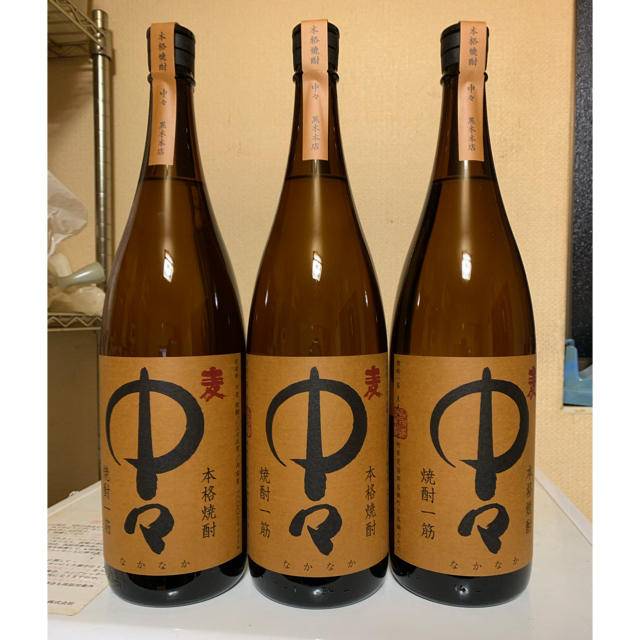 麦焼酎 中々 1800ml×3本