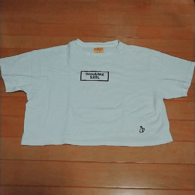 VANQUISH(ヴァンキッシュ)のFR2　ミニ丈Tシャツ レディースのトップス(Tシャツ(半袖/袖なし))の商品写真