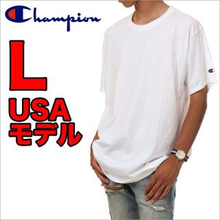 チャンピオン(Champion)の【訳あり】チャンピオン Tシャツ メンズ L 白(Tシャツ/カットソー(半袖/袖なし))